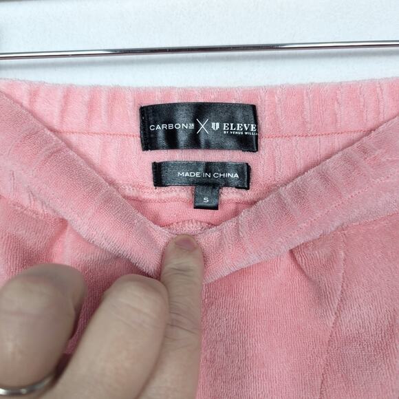 NWT Carbon 38 x Eleven by Venus Williams Light Pink Terry Snap Skirt Size S - Picture 5 of 11
